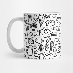 Foodie black Mug